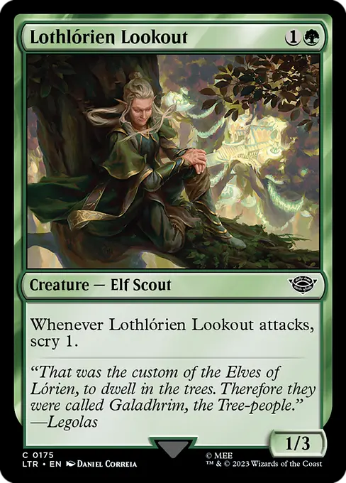 MTG - Tales of Middle Earth #175 Lothlórien Lookout Common