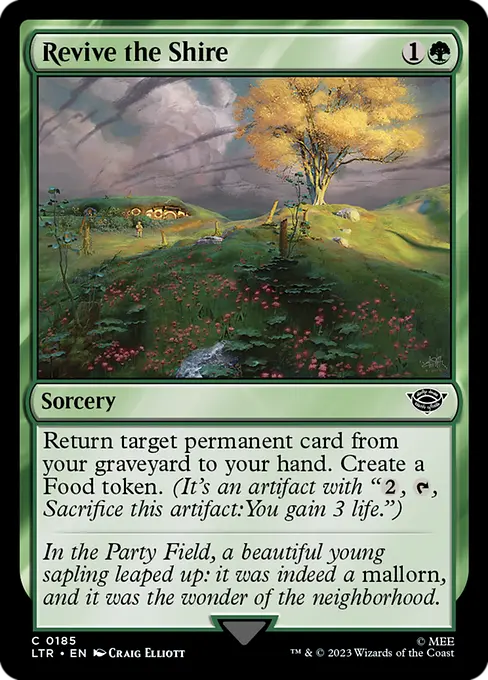 MTG - Tales of Middle Earth #185 Revive the Shire Common