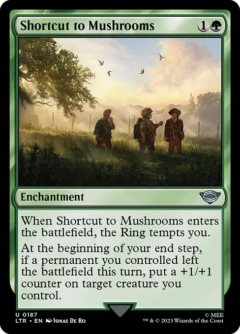 MTG - Tales of Middle Earth #187 Shortcut to Mushrooms Uncommon