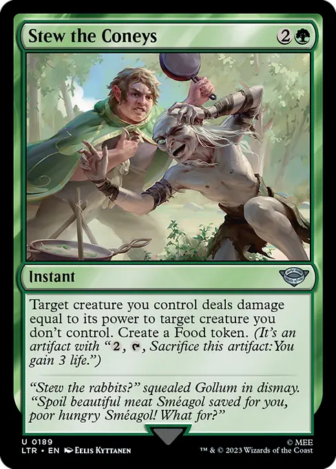 MTG - Tales of Middle Earth #189 Stew the Coneys Uncommon