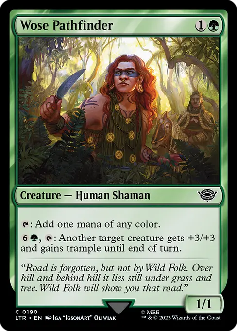 MTG - Tales of Middle Earth #190 Wose Pathfinder Common