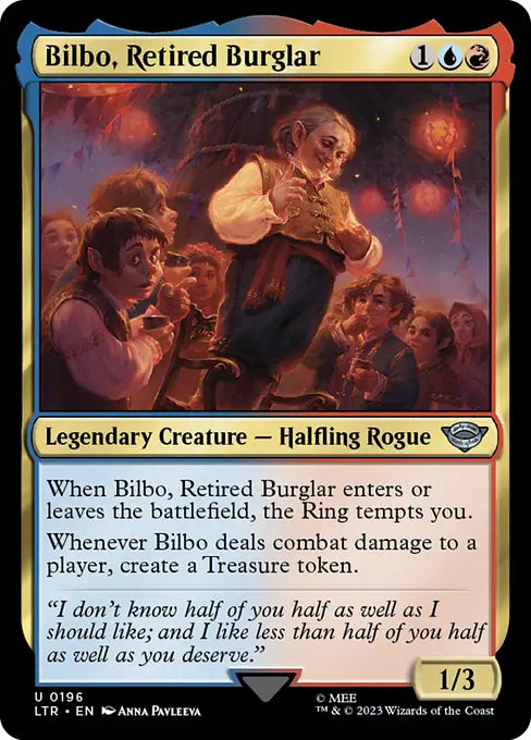 MTG - Tales of Middle Earth #196 Bilbo, Retired Burglar Uncommon