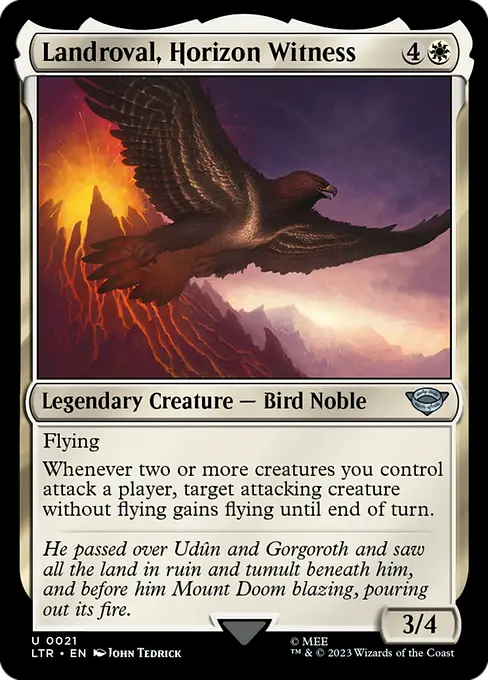 MTG - Tales of Middle Earth #21 Landroval, Horizon Witness Uncommon