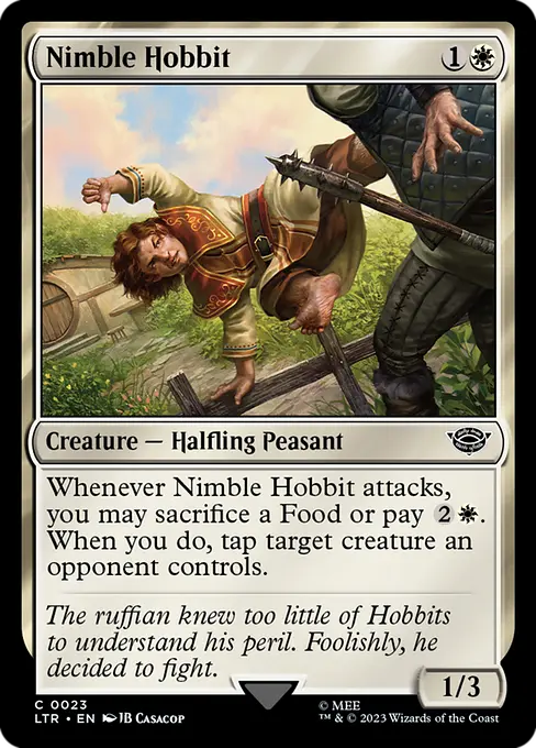 MTG - Tales of Middle Earth #23 Nimble Hobbit Common