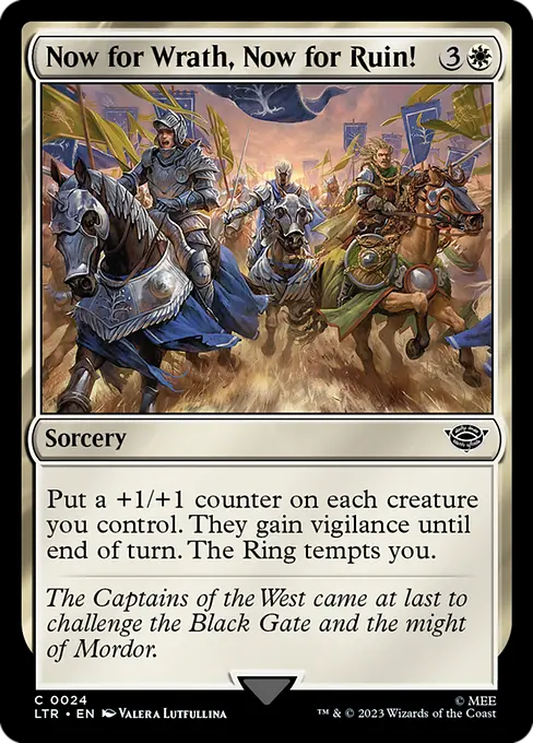 MTG - Tales of Middle Earth #24 Now for Wrath, Now for Ruin! Common