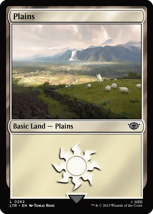 MTG - Tales of Middle Earth #262 Plains Common