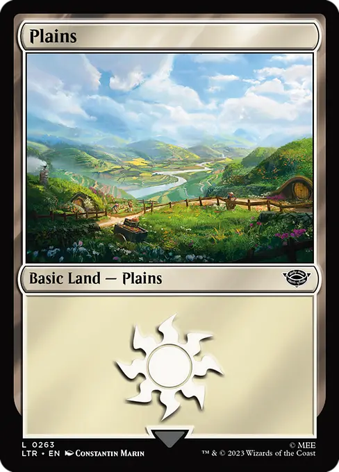 MTG - Tales of Middle Earth #263 Plains Common