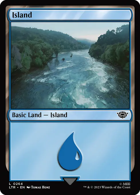 MTG - Tales of Middle Earth #264 Island Common