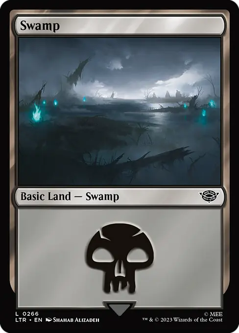 MTG - Tales of Middle Earth #266 Swamp Common