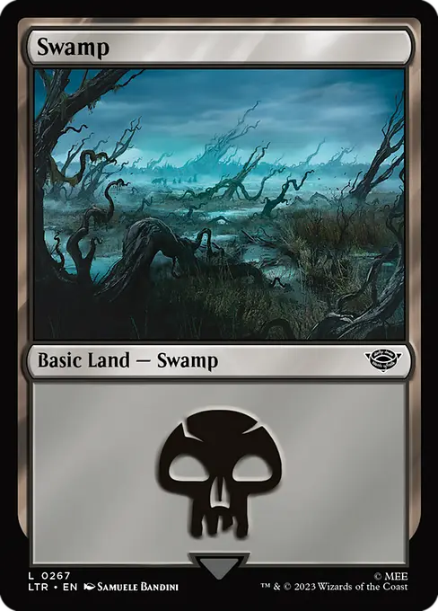 MTG - Tales of Middle Earth #267 Swamp Common