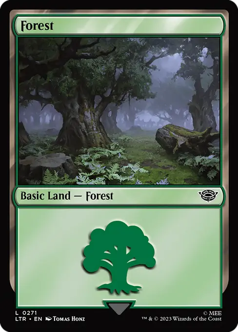 MTG - Tales of Middle Earth #271 Forest Common