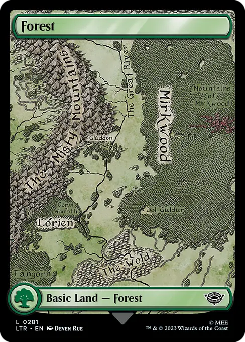 MTG - Tales of Middle Earth #281 Forest Common