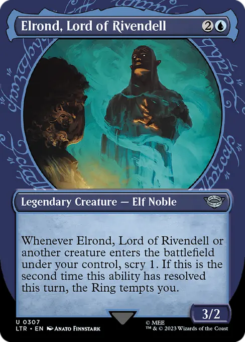 MTG - Tales of Middle Earth #307 Elrond, Lord of Rivendell Uncommon
