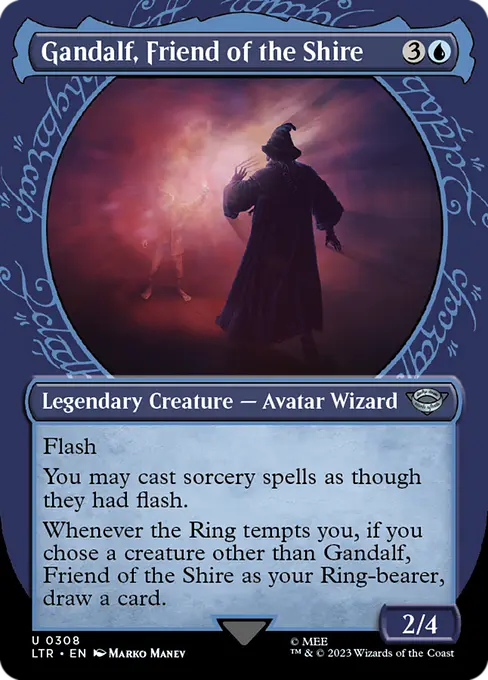 MTG - Tales of Middle Earth #308 Gandalf, Friend of the Shire Uncommon