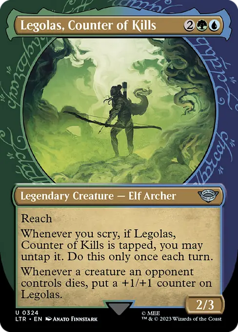 MTG - Tales of Middle Earth #324 Legolas, Counter of Kills Uncommon