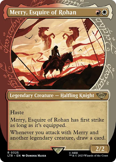 MTG - Tales of Middle Earth #325 Merry, Esquire of Rohan Rare