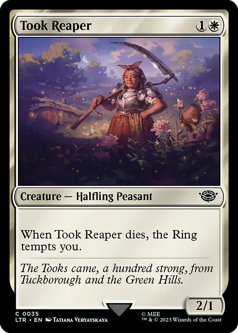 MTG - Tales of Middle Earth #35 Took Reaper Common