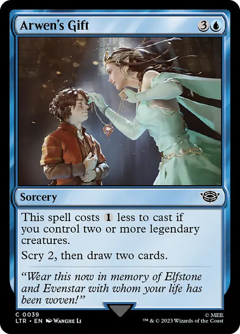 MTG - Tales of Middle Earth #39 Arwen's Gift Common