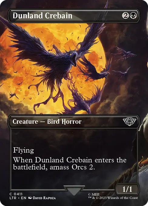 MTG - Tales of Middle Earth #411 Dunland Crebain Common