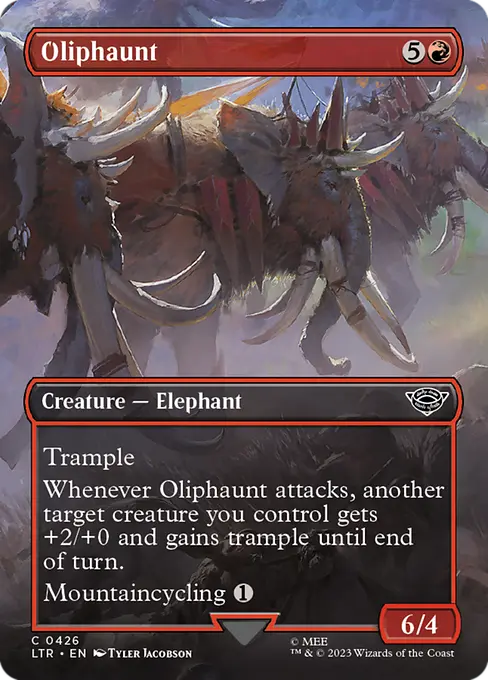 MTG - Tales of Middle Earth #426 Oliphaunt Common