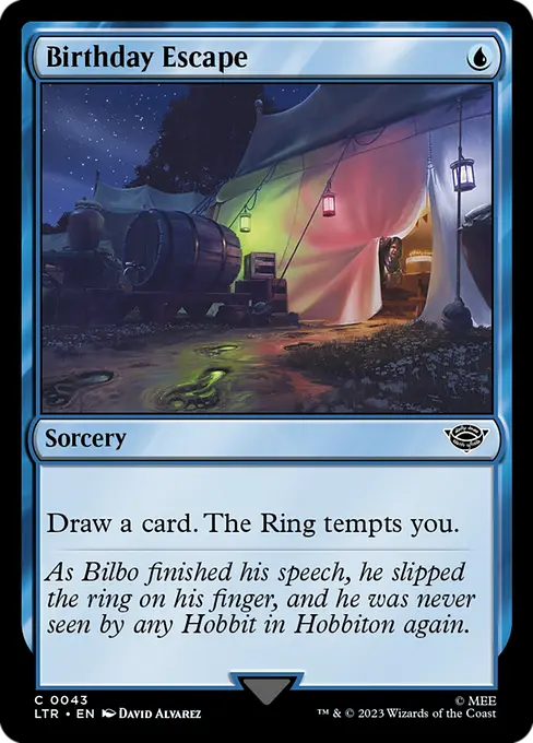 MTG - Tales of Middle Earth #43 Birthday Escape Common