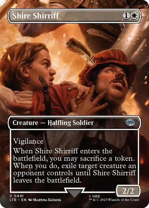 MTG - Tales of Middle Earth #441 Shire Shirriff Uncommon