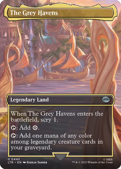 MTG - Tales of Middle Earth #443 The Grey Havens Uncommon