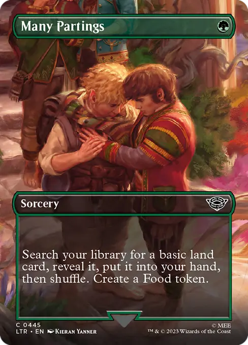 MTG - Tales of Middle Earth #445 Many Partings Common