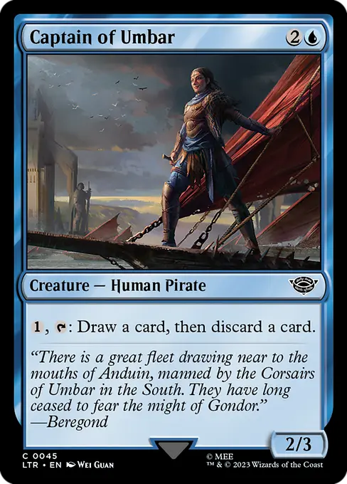 MTG - Tales of Middle Earth #45 Captain of Umbar Common