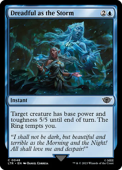 MTG - Tales of Middle Earth #48 Dreadful as the Storm Common