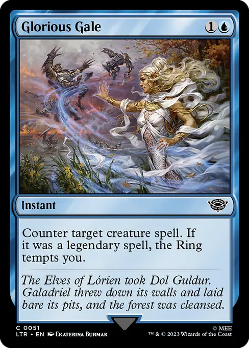 MTG - Tales of Middle Earth #51 Glorious Gale Common