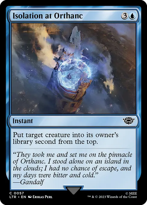 MTG - Tales of Middle Earth #57 Isolation at Orthanc Common