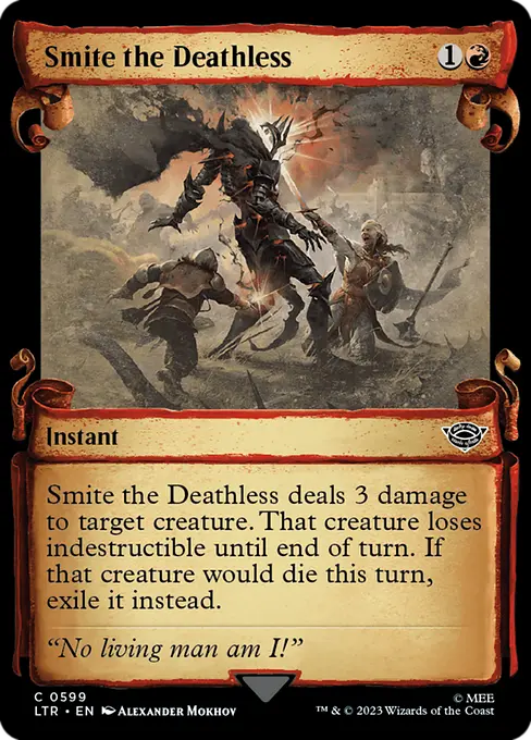 MTG - Tales of Middle Earth #599 Smite the Deathless Common
