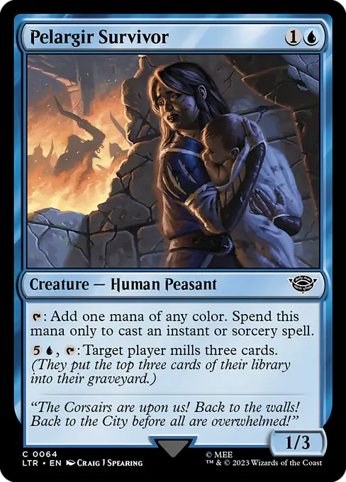 MTG - Tales of Middle Earth #64 Pelargir Survivor Common