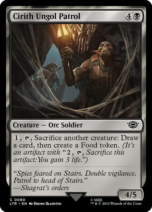 MTG - Tales of Middle Earth #80 Cirith Ungol Patrol Common