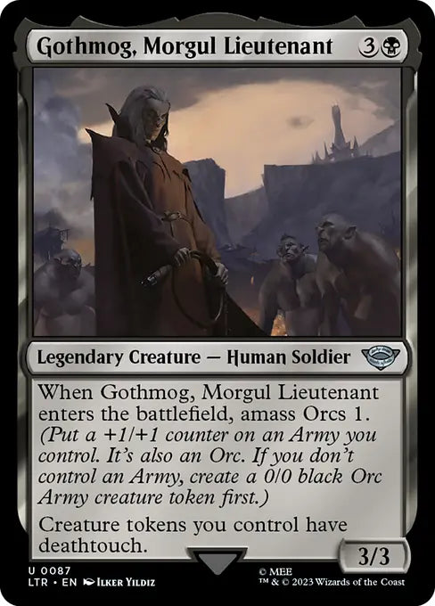 MTG - Tales of Middle Earth #87 Gothmog, Morgul Lieutenant Uncommon