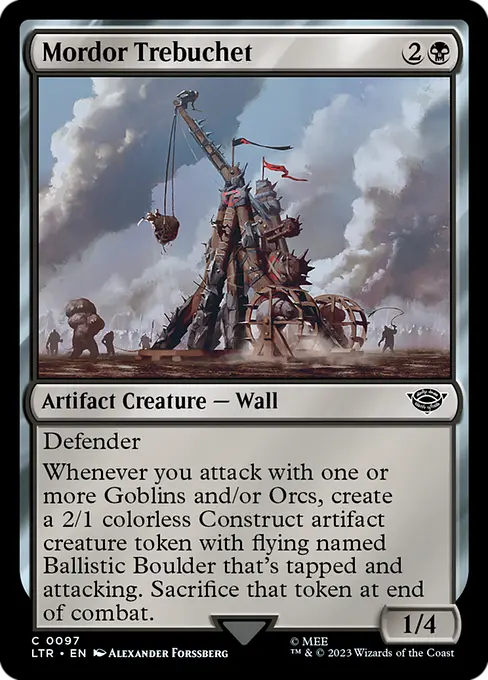 MTG - Tales of Middle Earth #97 Mordor Trebuchet Common