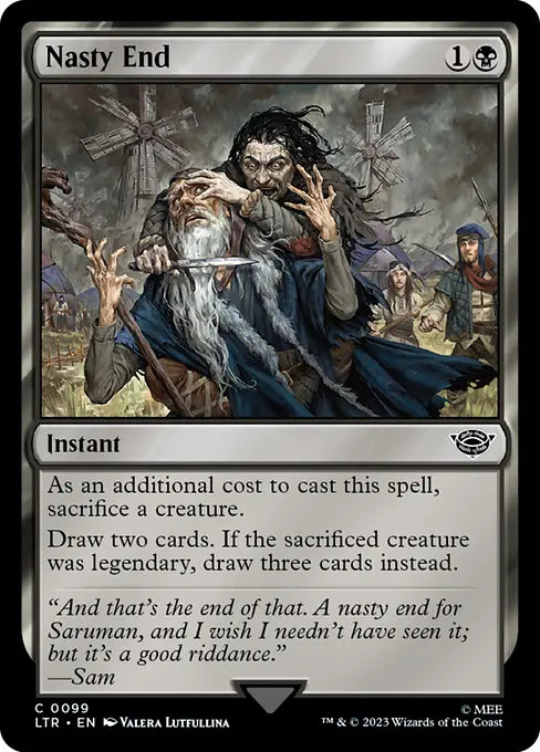 MTG - Tales of Middle Earth #99 Nasty End Common