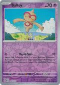 Pokemon TCG -Obsidian Flames -#94 -Baltoy -Common -Reverse Holo