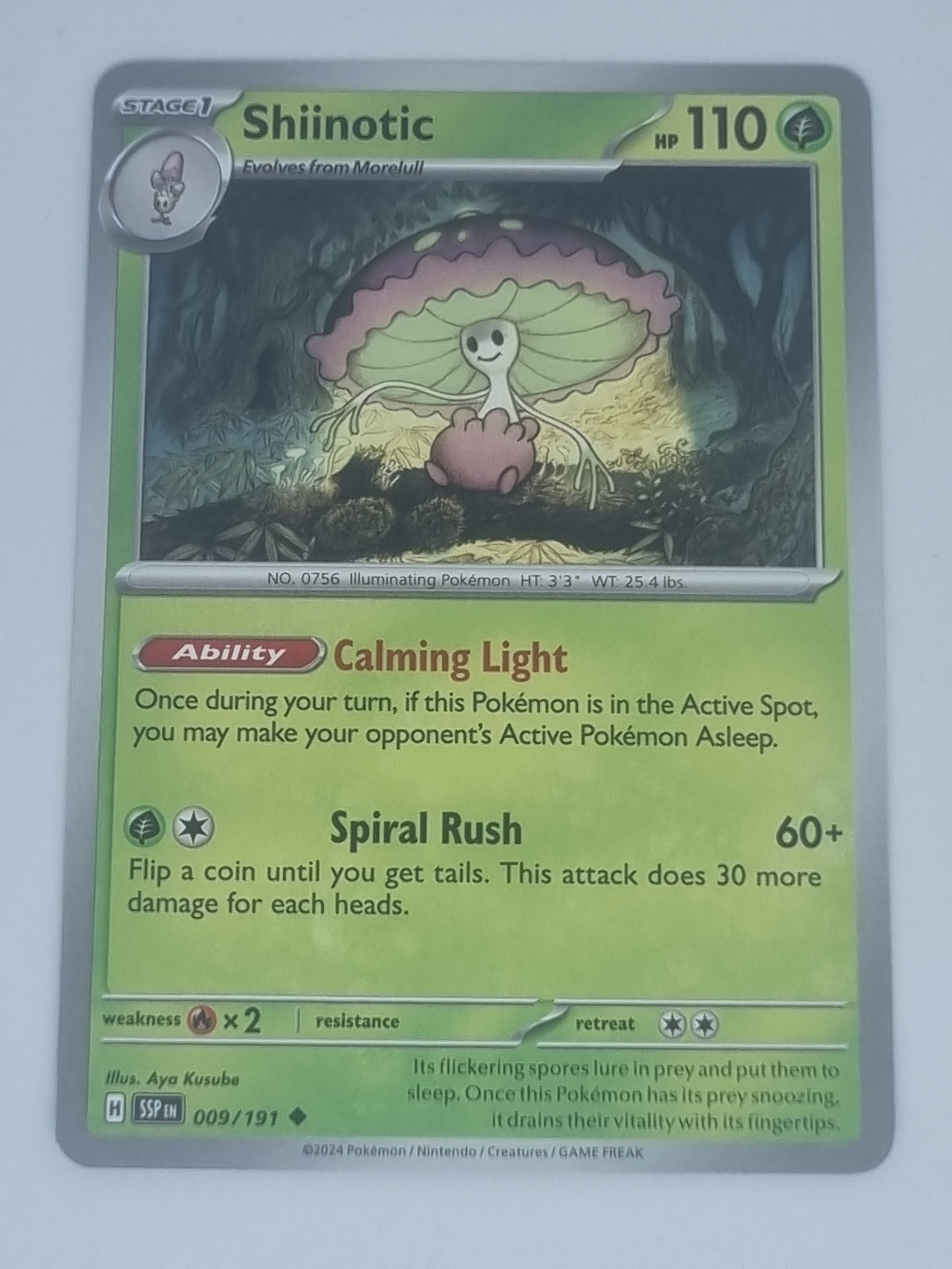 Pokemon TCG - Surging Sparks - #009/191 - Shiinotic - Uncommon