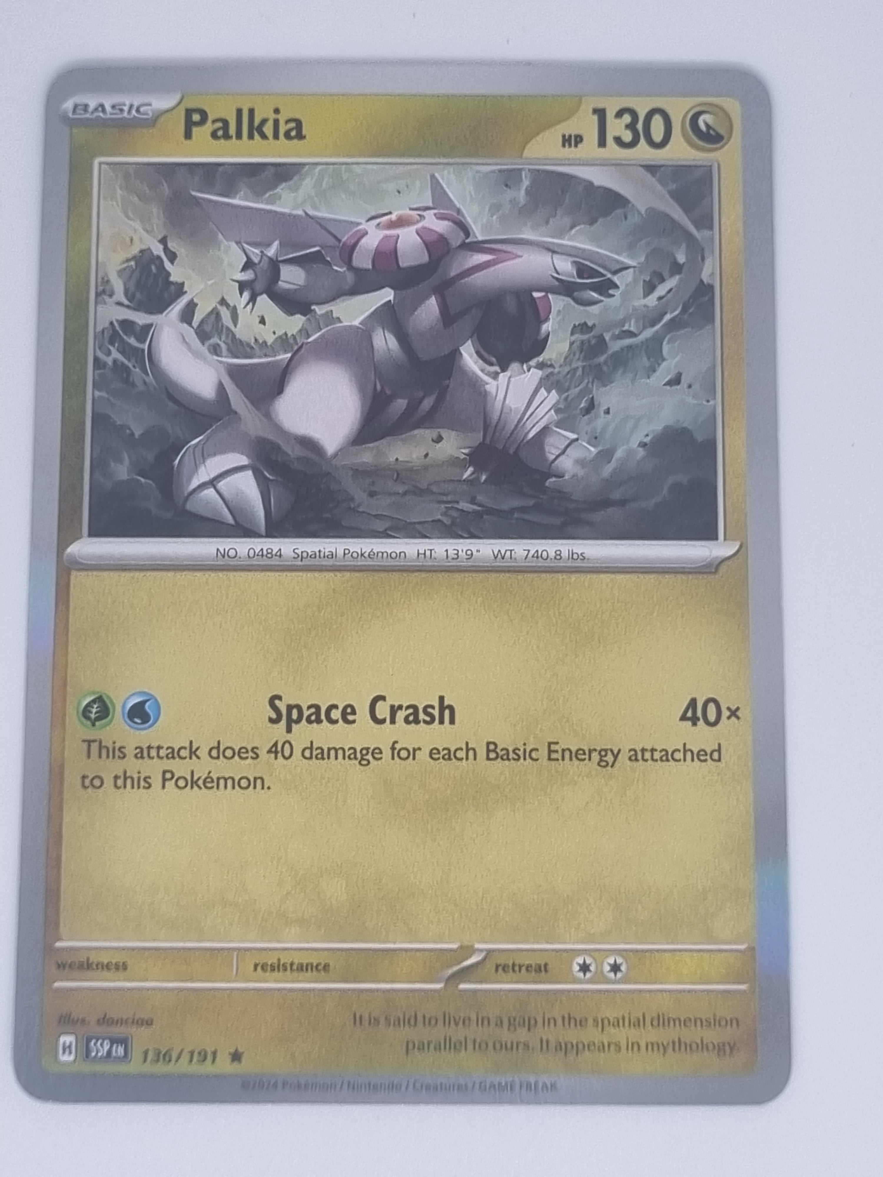 Pokemon TCG - Surging Sparks - #136/191 - Palkia - Rare