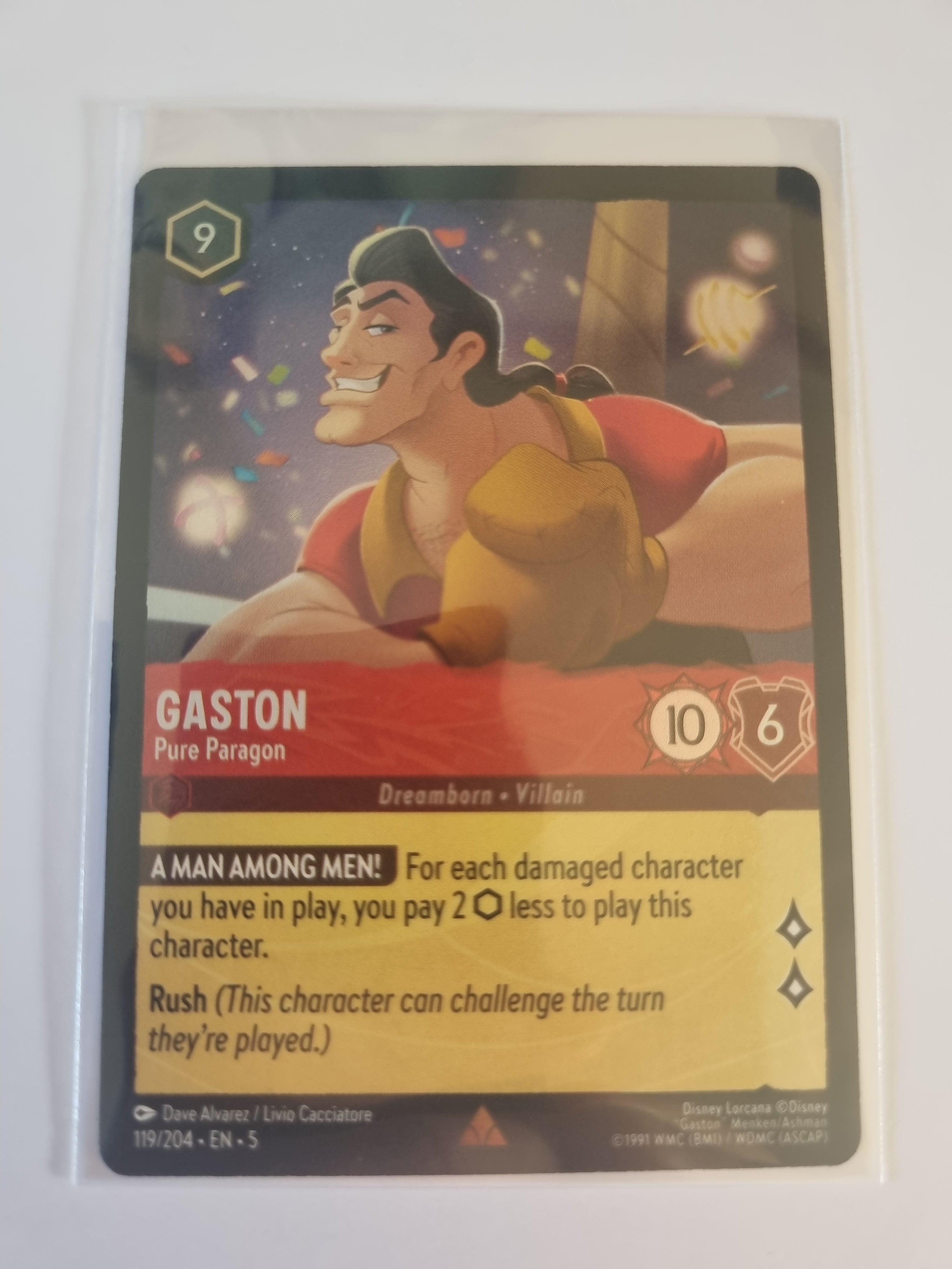 Shimmering Skies - Coldfoil - Gaston - Pure Paragon - 119/204 - Rare