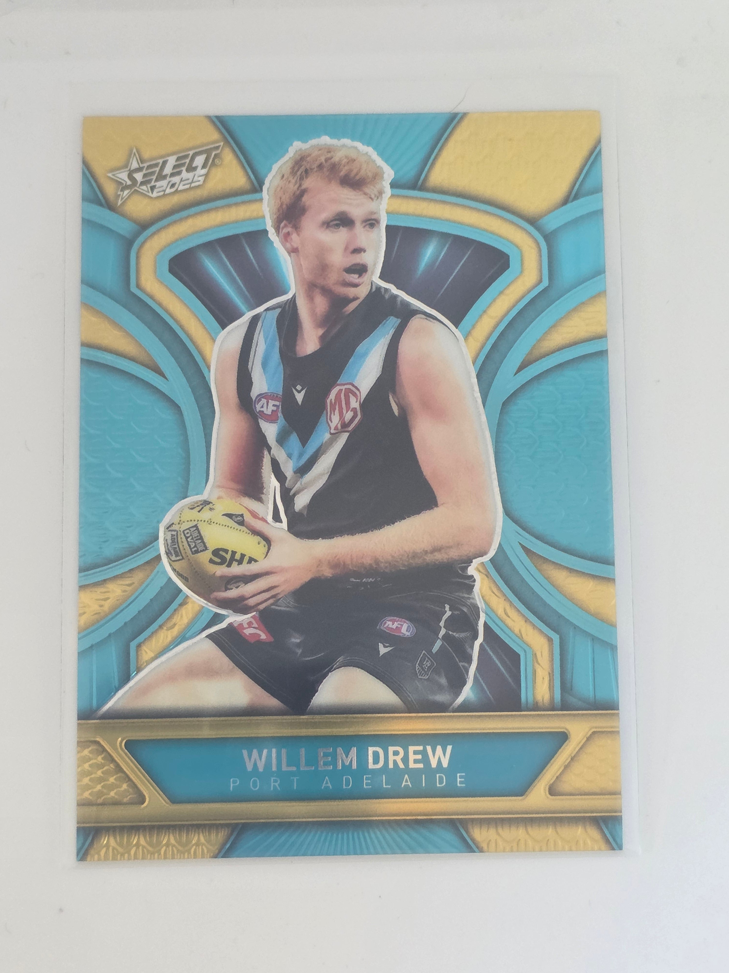 AFL Footy Stars 2025 Luminous Dragon Scales LD149 W. DREW Port Adelaide #081/799