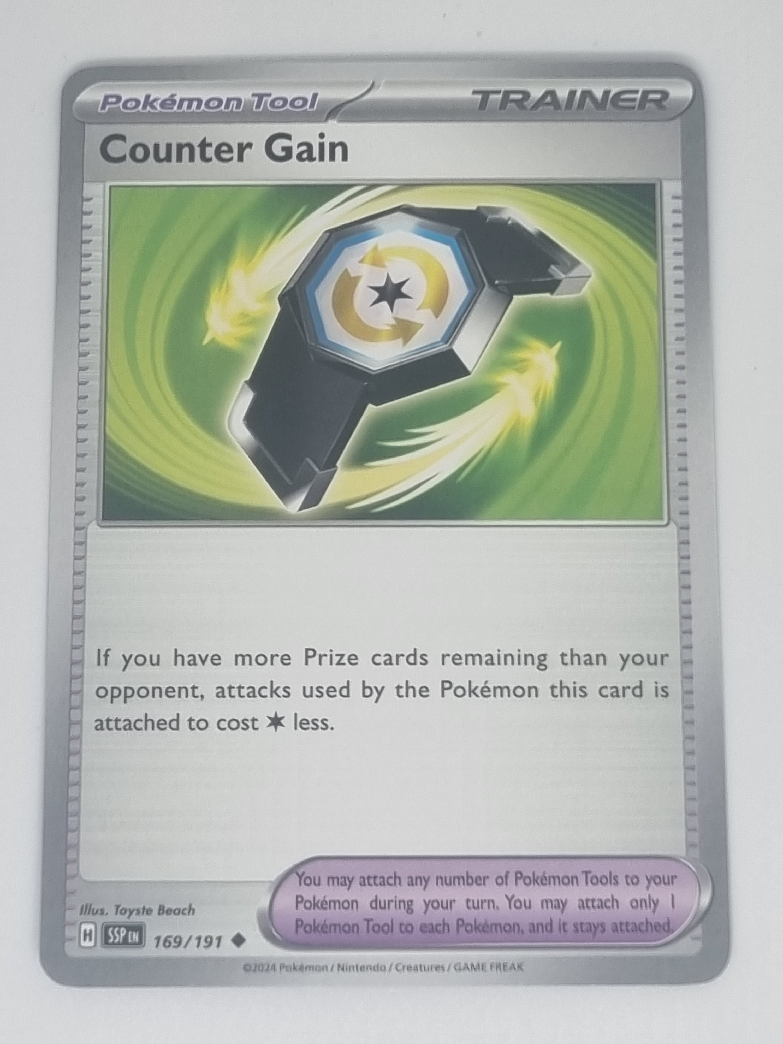 Pokemon TCG - Surging Sparks - #169/191 - Counter Gain - Uncommon