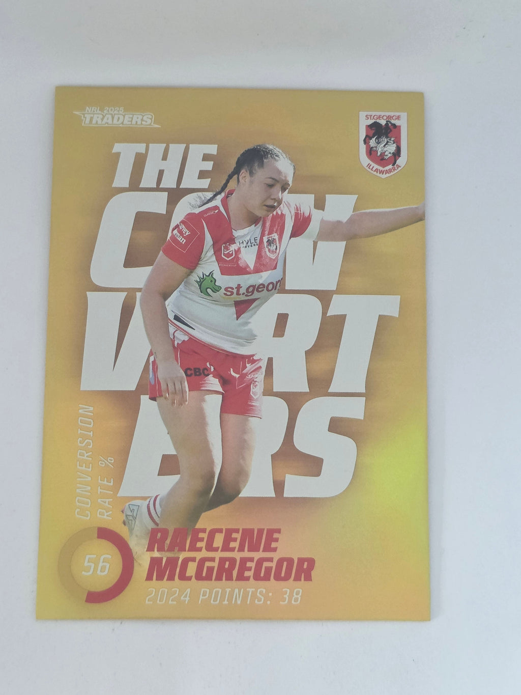 NRL 2025 Traders Titanium| Converters Parallel #TCP25 | Raecene McGregor Dragons