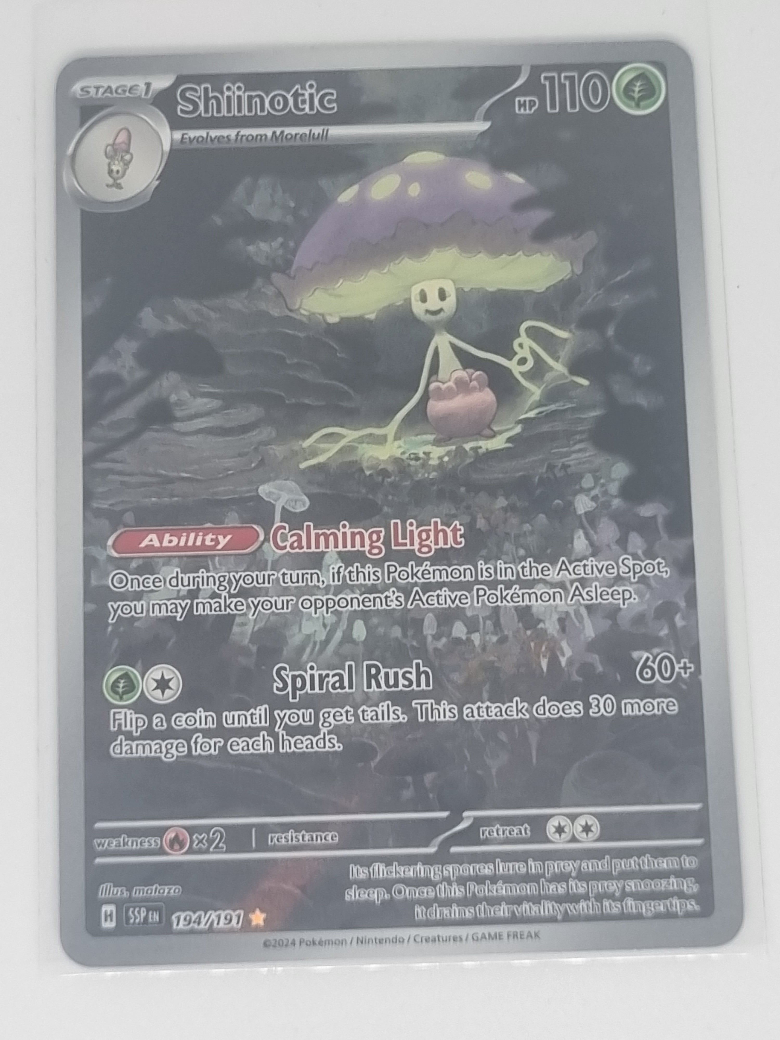 Pokemon TCG - Surging Sparks - #194/191 - Shiinotic - Illustration Rare