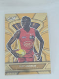 AFL Footy Stars 2025 Luminous Dragon Scales Gold #LDG99 M. ANDREW Suns #281/399