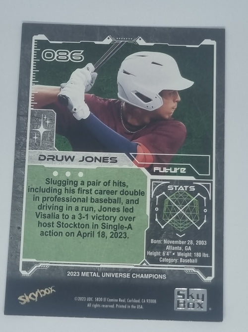 2023 Skybox Metal Universe Champions - #086 - Druw Jones