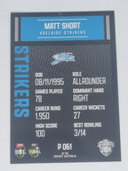 2024-25 LUXE Cricket Traders - Parallel - #P061 - Matt Short - Strikers