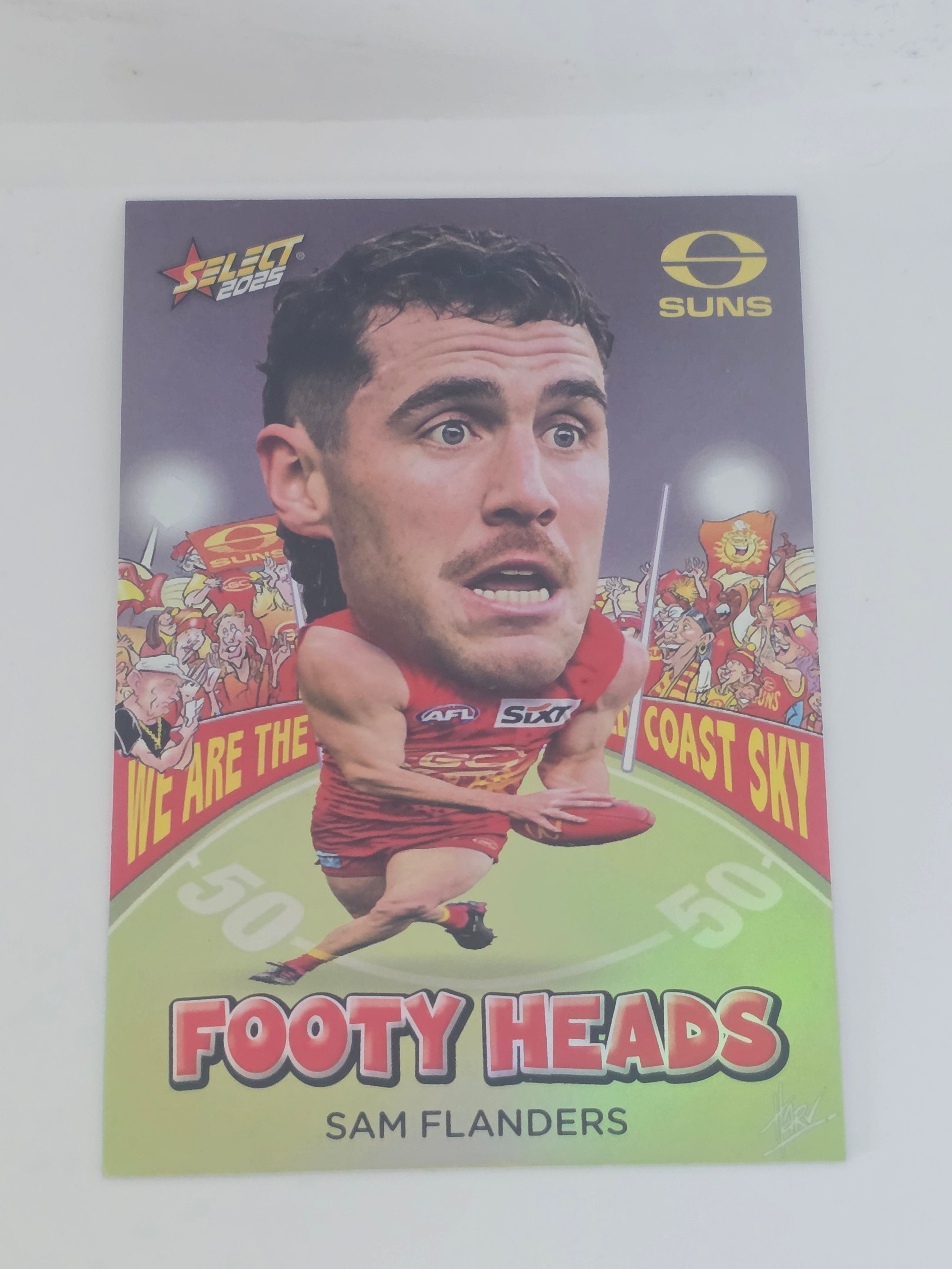 AFL Footy Stars 2025 | Footy Heads | #FH50 | S. Flanders | Gold Coast Suns